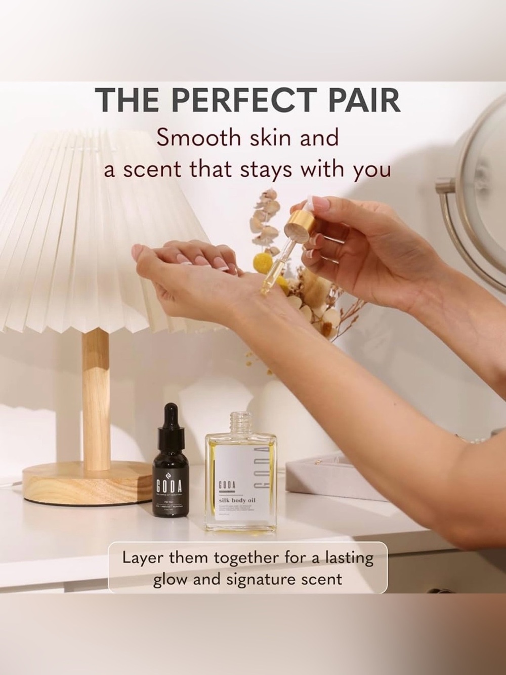 GODA Gift Set: Silk Body Oil and For Her Fragrance Oil - Picture 7 of 7